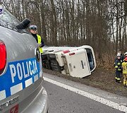 Lenkijoje avariją patyręs autobusas i&scaron; Lietuvos