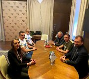 Arūnas Dulkys lankėsi Kyjive