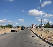 Naujoji gatvė į Vilniaus oro uostą baigiama statyti.