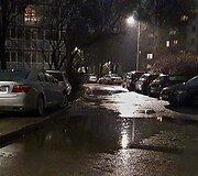 Pergrūstas kiemas Minties gatvėje