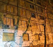 Sugriautas daugiabutis Dnipre