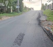 Želvos gatvė su nauju asfaltu
