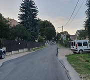 Želvos gatvė su nauju asfaltu