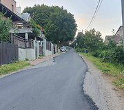 Želvos gatvė su nauju asfaltu