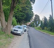 Želvos gatvė su nauju asfaltu
