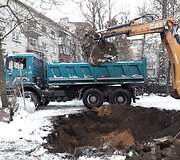 Požeminių konteinerių aik&scaron;telės įrengimas Algirdo gatvėje