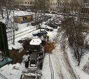 Požeminių konteinerių aik&scaron;telės įrengimas Algirdo gatvėje