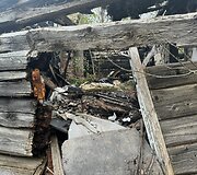 Sudegęs namas Mai&scaron;iagaloje, Pakalnės g.