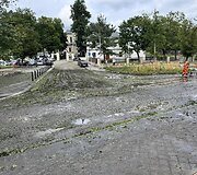 Audros padariniai Kielcuose