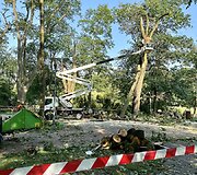 Audros padariniai Kielcuose