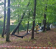 Lenkijos gelbėtojų darbas