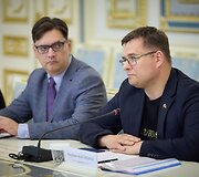 Lauryno Kasčiūno ir Volodymyro Zelenskio susitikimas