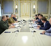 Lauryno Kasčiūno ir Volodymyro Zelenskio susitikimas