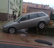 Landeko miestelį nusiaubė potvynis