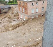 Landeko miestelį nusiaubė potvynis