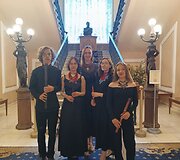 Yarynos Tovkailo pasirodymas kartu su mokiniais Kyjivo filharmonijoje, 2024 m.