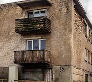 Avarinės būklės dalis daugiabučio &Scaron;venčionėliuose