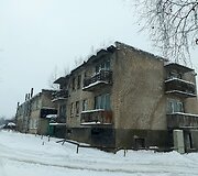 Avarinės būklės dalis daugiabučio &Scaron;venčionėliuose