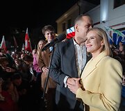 Marta Nawrocka Karolio Nawrockio rinkiminės kampanijos metu
