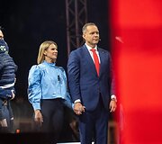 Marta Nawrocka Karolio Nawrockio rinkiminės kampanijos metu
