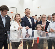 Marta Nawrocka Karolio Nawrockio rinkiminės kampanijos metu