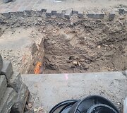 Archeologiniai kasinėjimai Pranci&scaron;konų gatvėje atvėrė žmonių palaikus