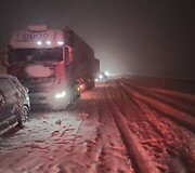 Spūstys apsnigtame kelyje S7 Lenkijoje gruodžio 30 d.