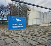 Savaitgalį vandalai niokojo Sporto rūmus