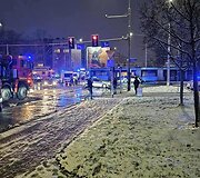 Avarija Vroclave &ndash; ma&scaron;ina trenkėsi į tramvajų