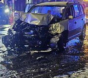 Avarija Vroclave &ndash; ma&scaron;ina trenkėsi į tramvajų