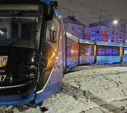Avarija Vroclave &ndash; ma&scaron;ina trenkėsi į tramvajų