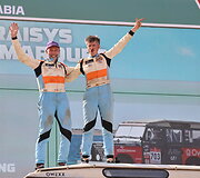 Karolio Rai&scaron;io Dakaro ralio fini&scaron;o podiumo akimirkos