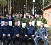 Karinių jūrų pajėgų Mokymo centre vyko Bazinis jūreivio kursas