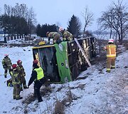 Autobuso avarija Lenkijos Kujavijos pamario vaivadijoje