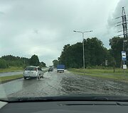 Klaipėdos Liepų g. po liūties