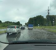 Klaipėdos Liepų g. po liūties