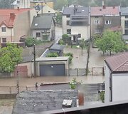 Liūties užpilta Dzialo&scaron;yno vietovė Lenkijoje