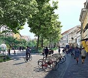 Vokiečių gatvės rekonstrukcijos vizualizacijos
