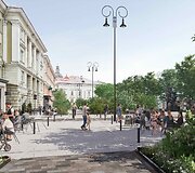 Vokiečių gatvės rekonstrukcijos vizualizacijos
