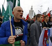 Lenkijos nacionalistų žygis Var&scaron;uvos gatvėmis