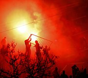 Lenkijos nacionalistų žygis Var&scaron;uvos gatvėmis