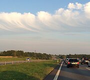 Kam&scaron;tis autostradoje prie&scaron; Kryžkalnį