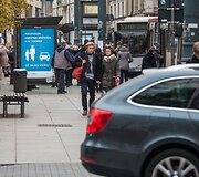 Plakatai stotelėse