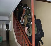 Nusikalstamos grupuotės narių sulaikymo operacija
