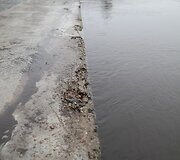 Neries pakrantės slūgstant vandeniui