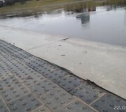 Neries pakrantės slūgstant vandeniui