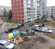 Taip atrodo teritorija prie konteinerių Karolini&scaron;kėse