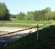 Karolini&scaron;kių lietaus nuotekų valykloje &scaron;uliniai skubiai uždengti, o teritorija aptverta.