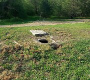 Atviras &scaron;ulinys Karolini&scaron;kių lietaus nuotekų valykloje