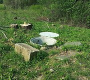 Atviras &scaron;ulinys Karolini&scaron;kių lietaus nuotekų valykloje